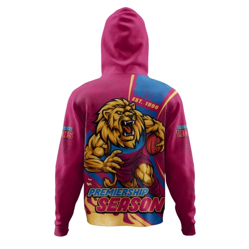 Brisbane Lions Hoodie Unstoppable Fighting Premiership Force
