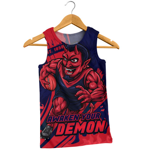 Melbourne Men Tank Top Unstoppable Fighting Premiership Force