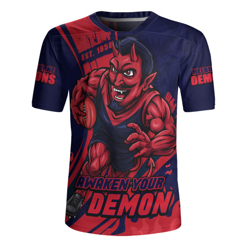 Melbourne Rugby Jersey Unstoppable Fighting Premiership Force
