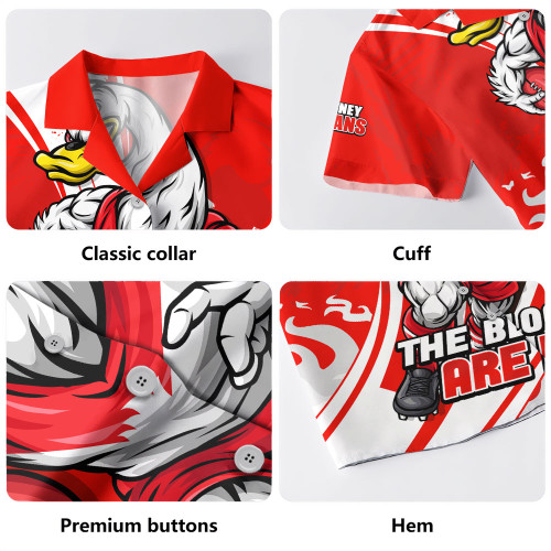 Sydney Swans Hawaiian Shirt Unstoppable Fighting Premiership Force