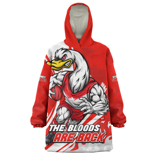 Sydney Swans Snug Hoodie Unstoppable Fighting Premiership Force