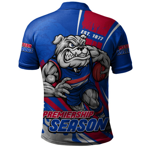 Western Bulldogs Polo Shirt Unstoppable Fighting Premiership Force