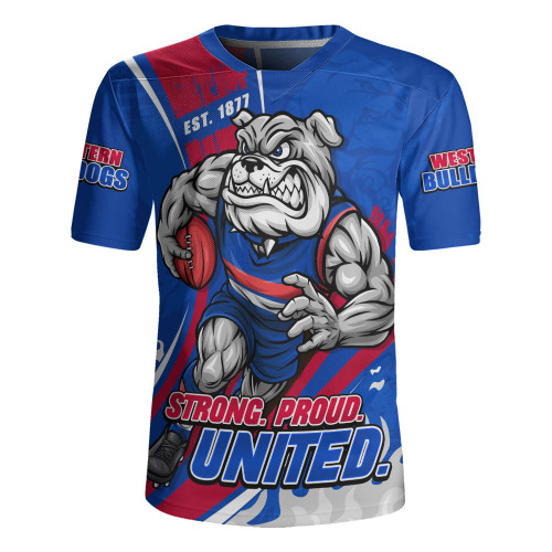 Western Bulldogs Rugby Jersey Unstoppable Fighting Premiership Force