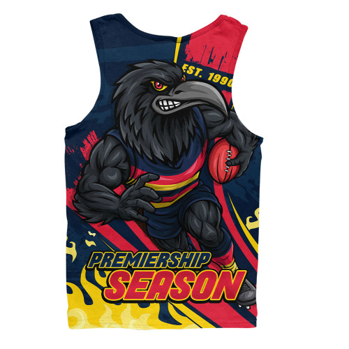 Adelaide Crows Men Tank Top Unstoppable Fighting Premiership Force