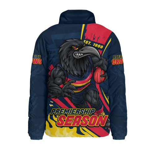 Adelaide Crows Padded Jacket Unstoppable Fighting Premiership Force