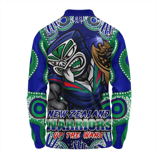 New Zealand Warriors Long Sleeve Polo Shirt Relentless Force Finals Series Championship