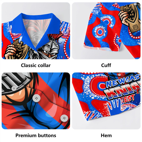 Newcastle Knights Hawaiian Shirt Relentless Force Finals Series Championship