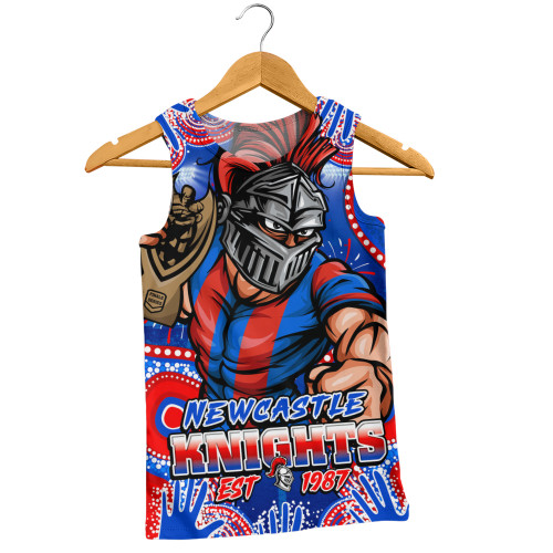 Newcastle Knights Men Tank Top Relentless Force Finals Series Championship