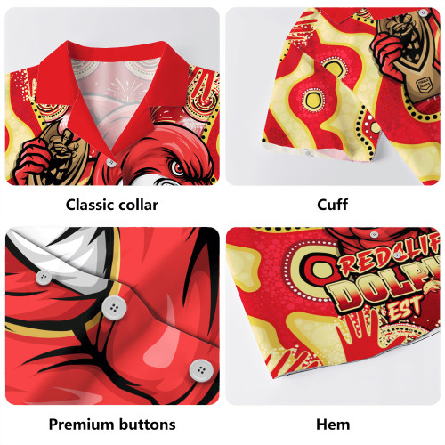 Redcliffe Dolphins Hawaiian Shirt Relentless Force Finals Series Championship