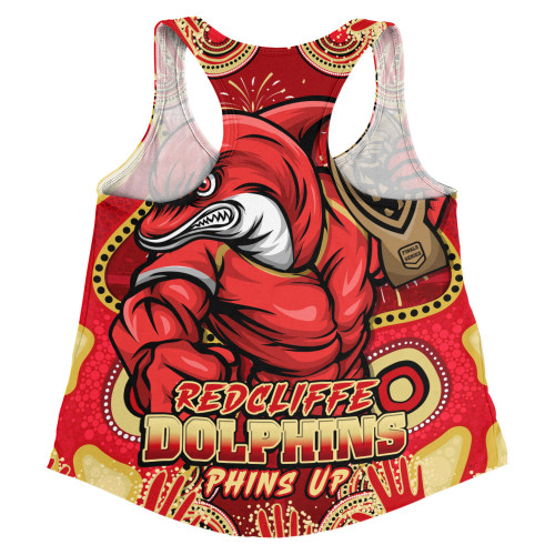 Redcliffe Dolphins Women Racerback Tank Relentless Force Finals Series Championship