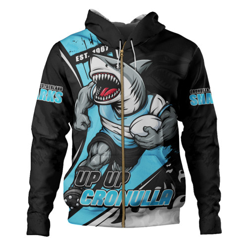 Cronulla-Sutherland Sharks Hoodie Unstoppable Fighting Premiership Force