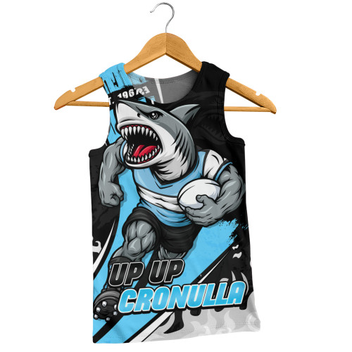 Cronulla-Sutherland Sharks Men Tank Top Unstoppable Fighting Premiership Force