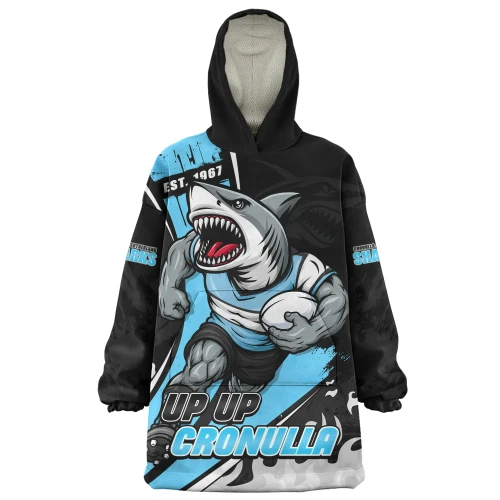 Cronulla-Sutherland Sharks Snug Hoodie Unstoppable Fighting Premiership Force