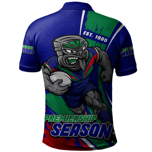 New Zealand Warriors Polo Shirt Unstoppable Fighting Premiership Force