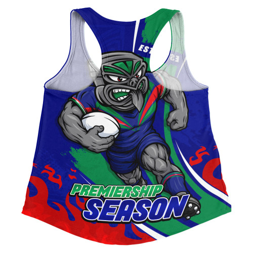 New Zealand Warriors Women Racerback Tank Unstoppable Fighting Premiership Force