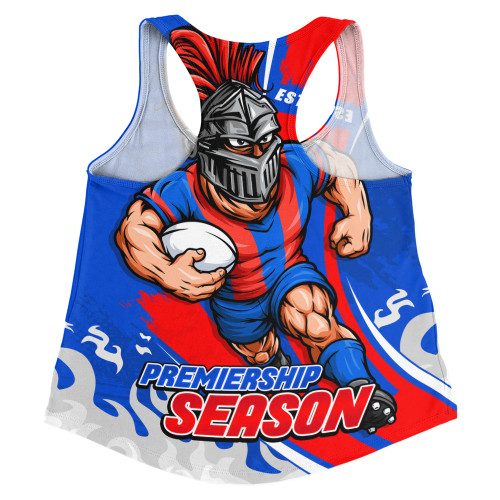 Newcastle Knights Women Racerback Tank Unstoppable Fighting Premiership Force