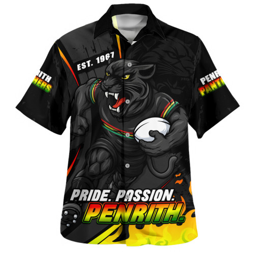 Penrith Panthers Hawaiian Shirt Unstoppable Fighting Premiership Force
