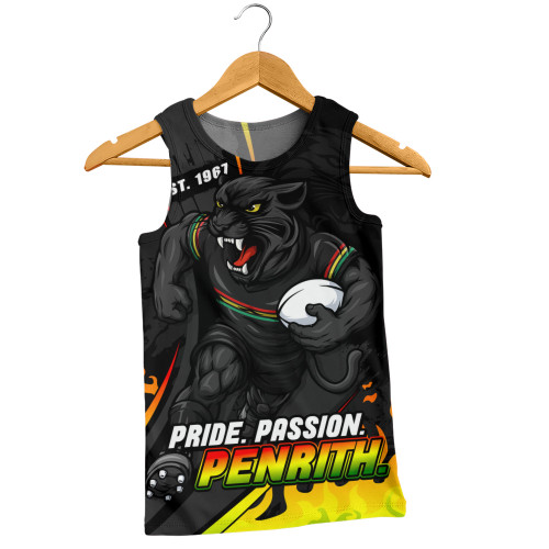 Penrith Panthers Men Tank Top Unstoppable Fighting Premiership Force