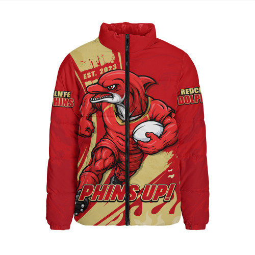 Redcliffe Dolphins Padded Jacket Unstoppable Fighting Premiership Force