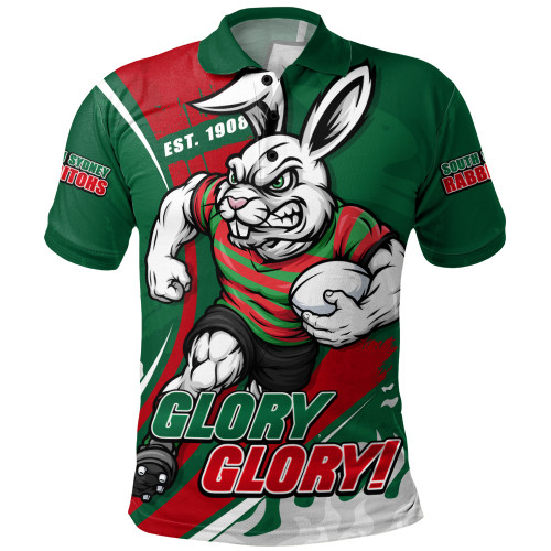South Sydney Rabbitohs Polo Shirt Unstoppable Fighting Premiership Force
