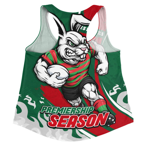 South Sydney Rabbitohs Women Racerback Tank Unstoppable Fighting Premiership Force