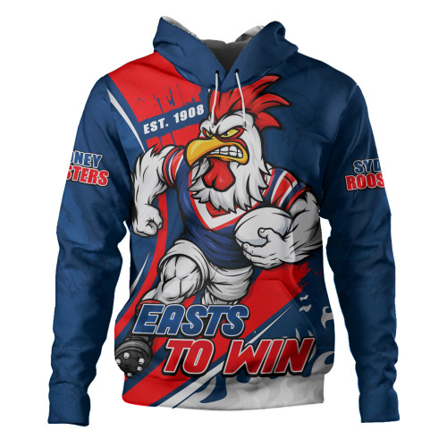 Sydney Roosters Hoodie Unstoppable Fighting Premiership Force