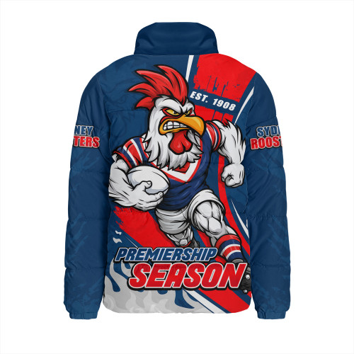 Sydney Roosters Padded Jacket Unstoppable Fighting Premiership Force