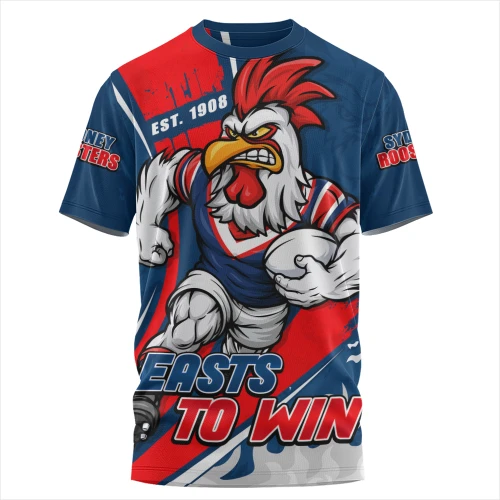 Sydney Roosters T-Shirt Unstoppable Fighting Premiership Force