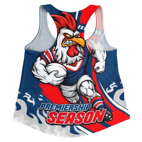 Sydney Roosters Women Racerback Tank Unstoppable Fighting Premiership Force