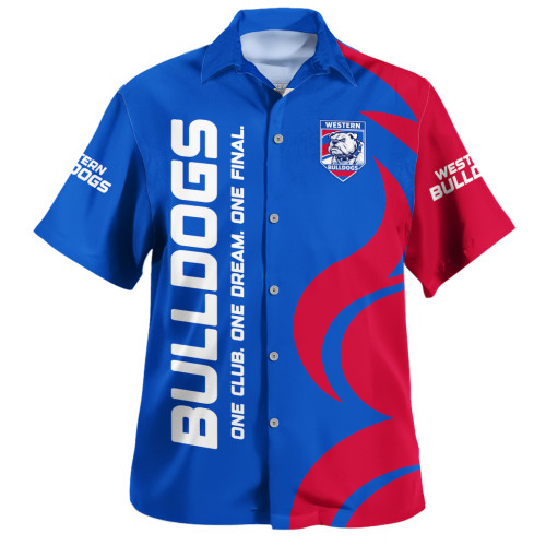 Western Bulldogs Hawaiian Shirt One Team One Premiership Dream