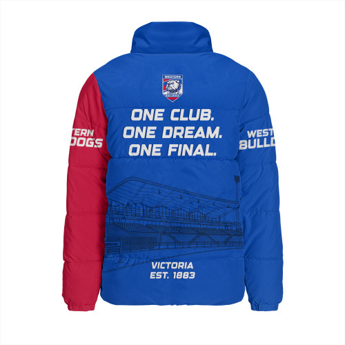 Western Bulldogs Padded Jacket One Team One Premiership Dream