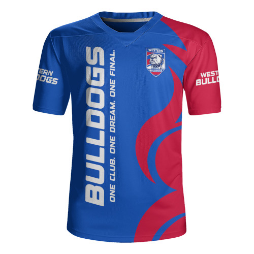 Western Bulldogs Rugby Jersey One Team One Premiership Dream