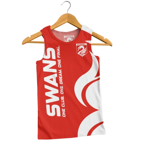 Sydney Swans Men Tank Top One Team One Premiership Dream