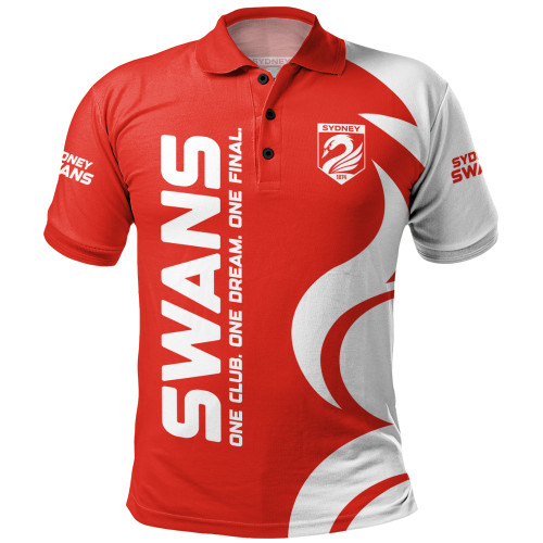 Sydney Swans Polo Shirt One Team One Premiership Dream