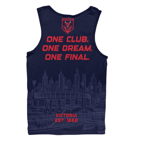 Melbourne Men Tank Top One Team One Premiership Dream