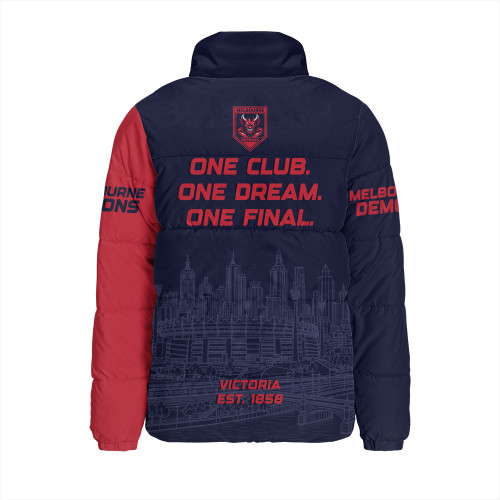 Melbourne Padded Jacket One Team One Premiership Dream