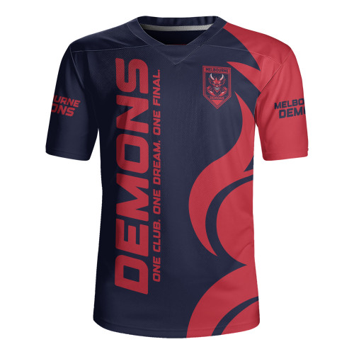 Melbourne Rugby Jersey One Team One Premiership Dream