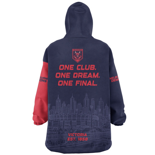 Melbourne Snug Hoodie One Team One Premiership Dream