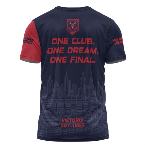 Melbourne T-Shirt One Team One Premiership Dream