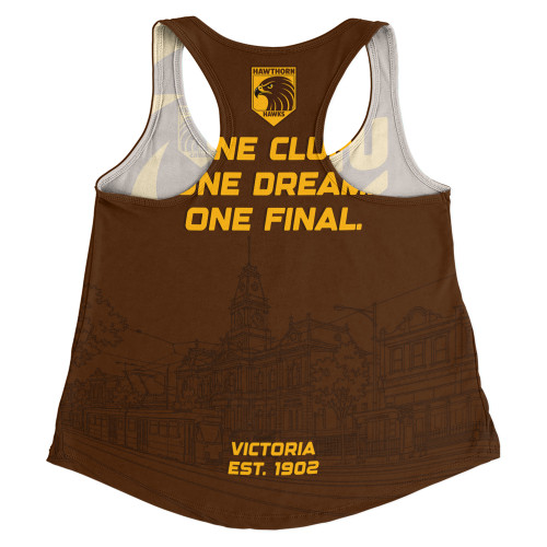 Hawthorn Women Racerback Tank One Team One Premiership Dream