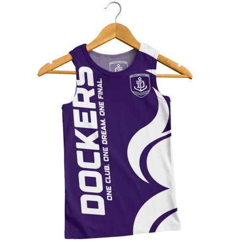 Fremantle Men Tank Top One Team One Premiership Dream