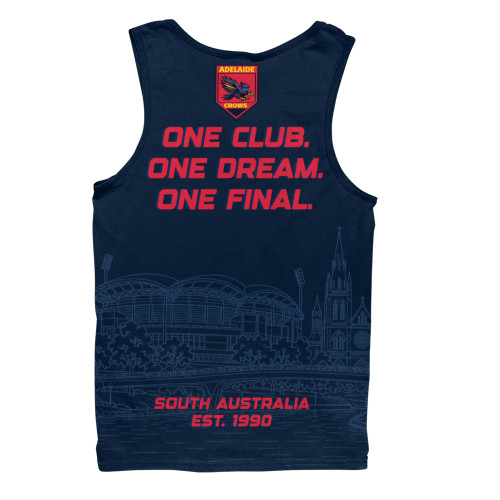 Adelaide Crows Men Tank Top One Team One Premiership Dream