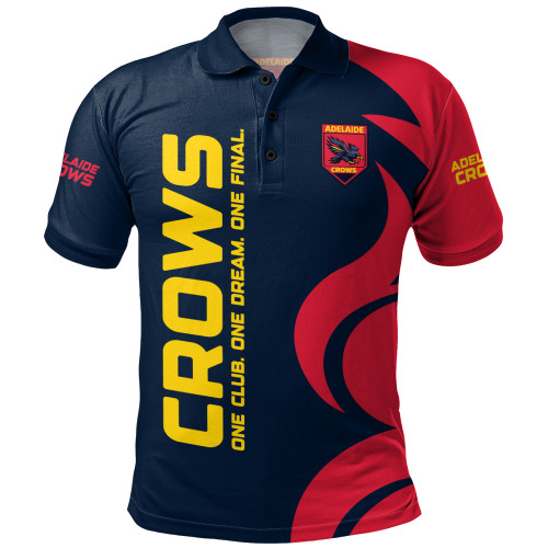 Adelaide Crows Polo Shirt One Team One Premiership Dream