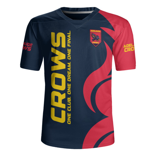 Adelaide Crows Rugby Jersey One Team One Premiership Dream
