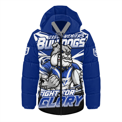 Canterbury-Bankstown Bulldogs Hooded Padded Jacket Fearless Fight For Finals Glory