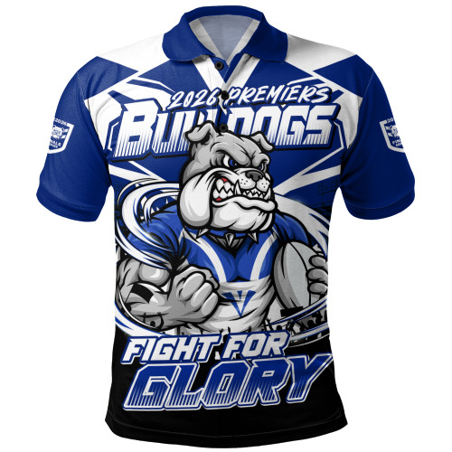 Canterbury-Bankstown Bulldogs Polo Shirt Fearless Fight For Finals Glory