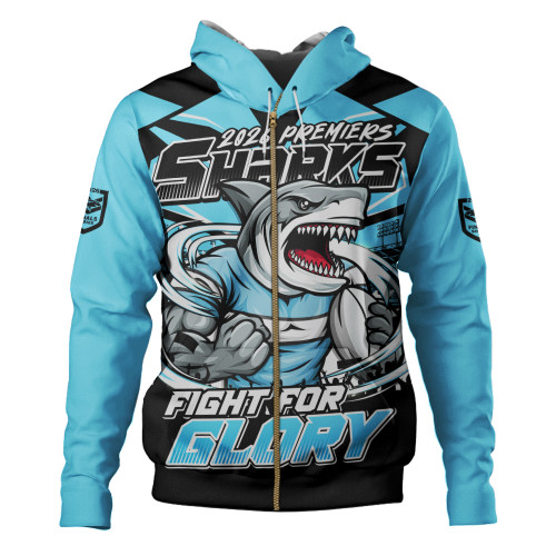 Cronulla-Sutherland Sharks Hoodie Fearless Fight For Finals Glory
