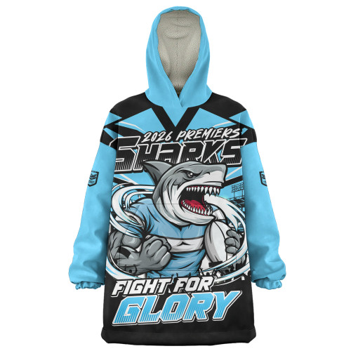 Cronulla-Sutherland Sharks Snug Hoodie Fearless Fight For Finals Glory
