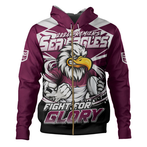 Manly Warringah Sea Eagles Hoodie Fearless Fight For Finals Glory