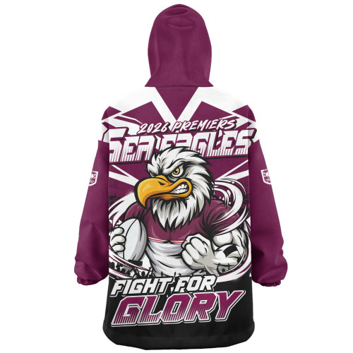 Manly Warringah Sea Eagles Snug Hoodie Fearless Fight For Finals Glory